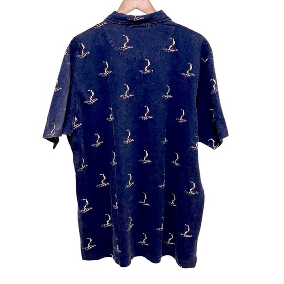 VINTAGE 1999 Polo Ralph Lauren Surfer Polo Shirt Made in Hong Kong Size XL - Picture 2 of 10